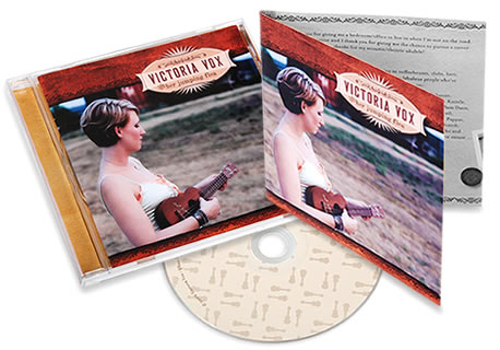CD Jewel Case with 4-panel inserts