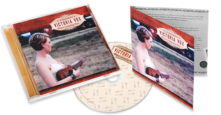 CD Jewel Case with 4-panel inserts